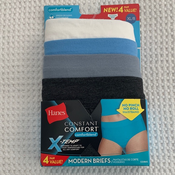Hanes Other - Hanes Women’s ComfortBlend Underwear Size XL / 8